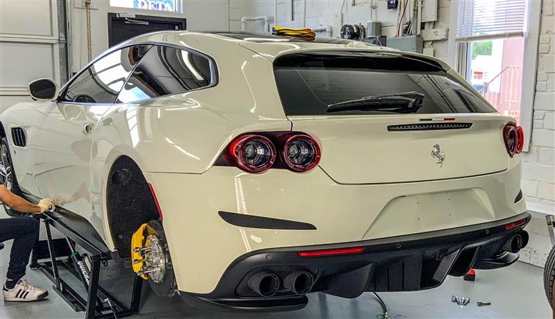 FerrariGT4 Lusso NY Ceramic coating NY Long Island Paint Protection Film 149 1