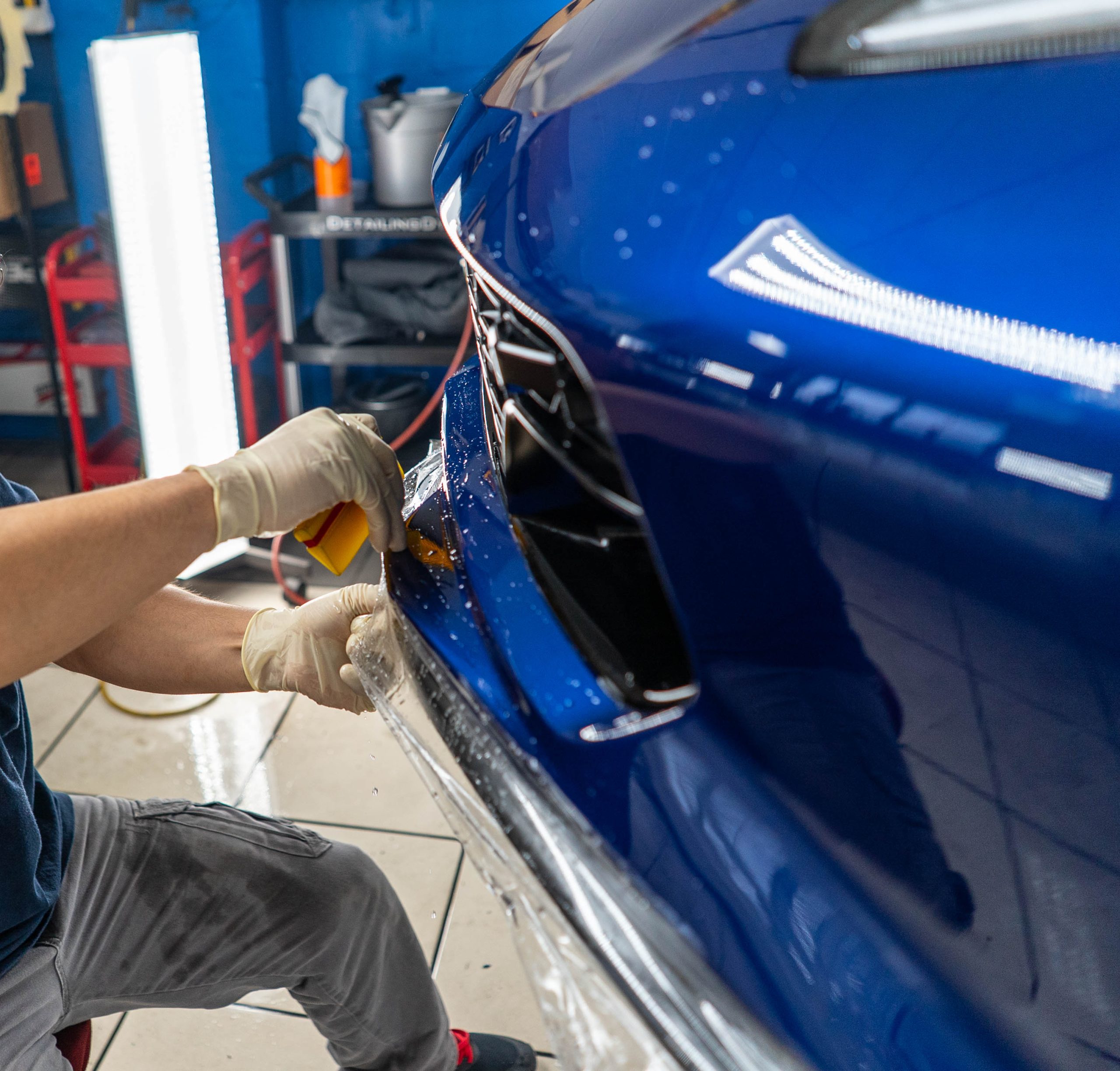 Corvette PPF install 1 2