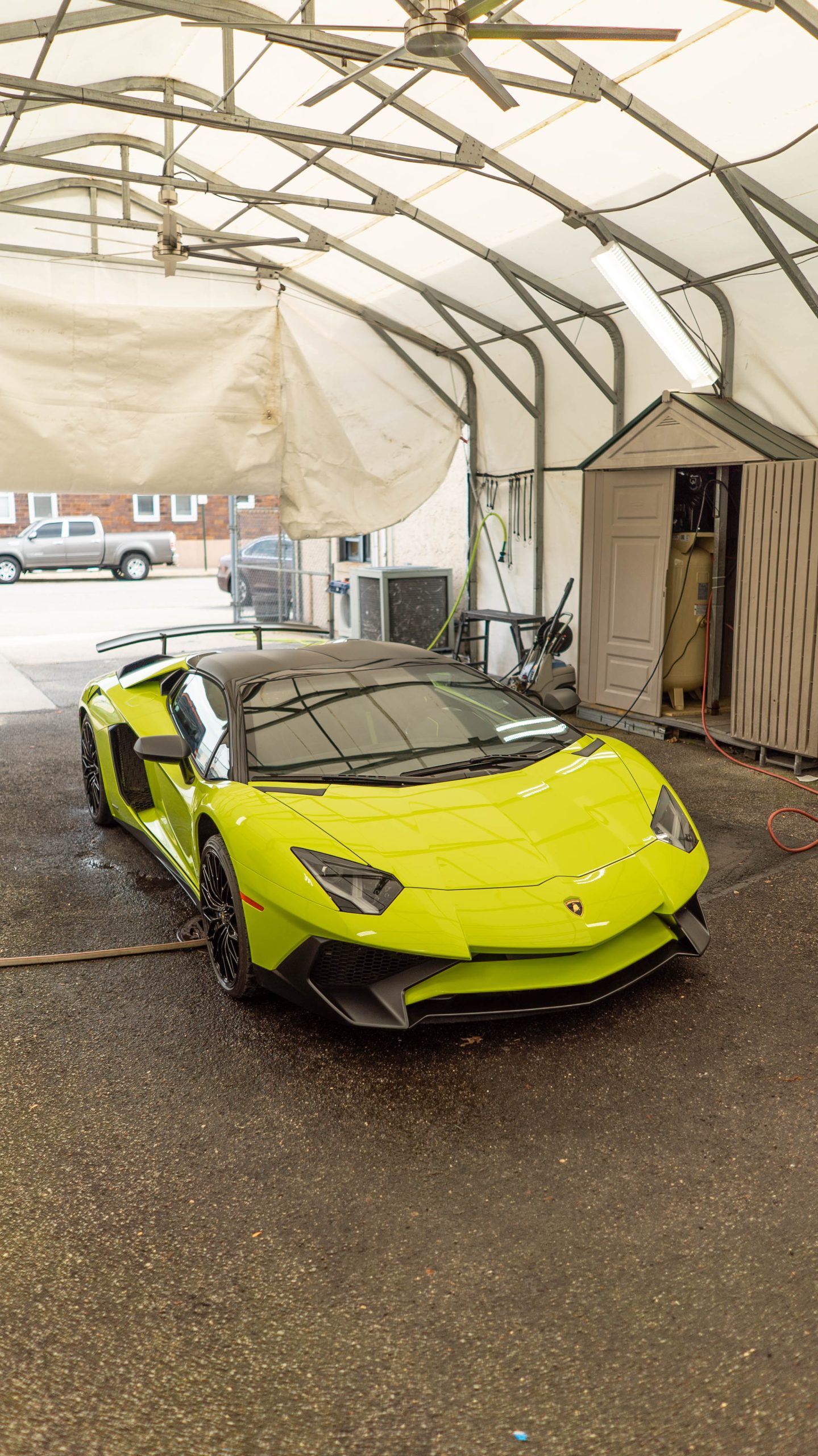 Melville Lamborghini PPF installed